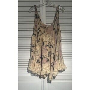 Intimately Free People She Swings Slip Dress Womens S Lace Tiered Romantic